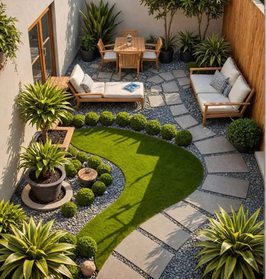 A Simple Garden for Modern Relaxation